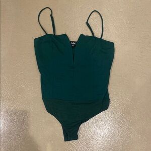Forest Green Lulus Bodysuit